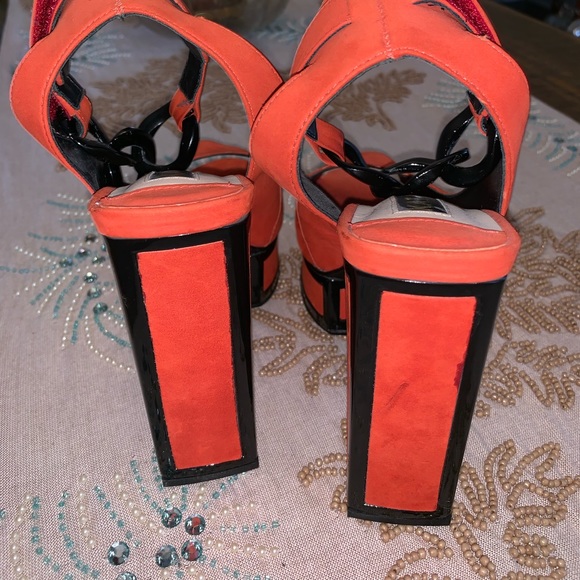 Like-New Kat Maconie London Maya Chunky Chain Heel - Picture 4 of 7